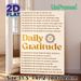 Daily Gratitude Painting Poster, Warm-toned Typographic & Zen Sun Graphic Poster, Encourages Positive Mindset, Ideal For Living Room, Bedroom And_maomaolike.com