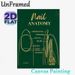 Nail Anatomy Painting Poster, Elegant Dark Green With Golden Line Art Poster, Informative Nail Structure Reference, Suitable For Nail Salons And_maomaolike.com