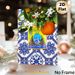 Citrus & Vintage Can Painting Poster, Vibrant Mediterranean-style Poster, Lush Citrus Blooms, Ripe Orange With Retro Can Design Brings Rustic Charm_maomaolike.com