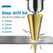 3Pcs/set 3-12 4-12 4-20 4-32mm HSS Straight Groove Step Drill Bit Titanium Coated Wood Metal Hole Cutter Core Drilling Tools Set_maomaolike.com