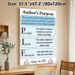 Author's Purpose Educational Painting Poster, Clear Instructional Text-based Poster, Helps Grasp Writing Purposes, Ideal For Classroom And Study Areas_maomaolike.com