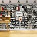 45cm*2000cm Retro Music Tape Wallpaper – Black & White Self Adhesive Wall Paper For Creative Spaces_maomaolike.com