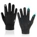 Children's outdoor cycling gloves Warm cycling running all finger anti-slip waterproof touch screen gloves_maomaolike.com