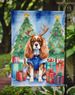 Cavalier Spaniel Christmas Reindeer Garden Flag Mailbox Flag Decorative Yard Flag Banner Outside Patio Artwork Yard Flower Beds, Garden Size, Multicolor_maomaolike.com