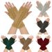 Unisex Twist gloves knitted wool half-fingered sleeves students write computer open-fingered gloves cross-border wool gloves_maomaolike.com