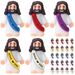 25/50 Pcs Mini Figurines Set, Jesus Figure, Rubber Religious Party Favors | Includes Organza Bag And Gift Cards Sunday School, Easter Egg Stuffers, Baptism Gifts, Multi-Item Party Favor Pack_maomaolike.com
