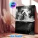 Leopard In Bathtub Painting Poster, Monochrome Retro Style Poster, Whimsical Steam-filled Design Brings Playful Touch For Bathroom Decor_maomaolike.com