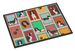 Lots Of Black And White English Springer Spaniel Doormat Front Door Mat Indoor Outdoor Rugs For Entryway, Non Slip Washable Low Pile, 24H X 36W_maomaolike.com