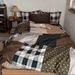 Wholesale French Vintage Style Melard Retro All-Cotton 4-Piece Patchwork Plaid Homestay Apartment Pure Cotton Four-Piece Set_maomaolike.com