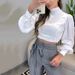 Women's Clothing summer new temperament slim fitting puff sleeve top design drawstring suit pants suit for women_maomaolike.com
