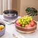 Luxury High-End Plate For Home Living Room, High-Value Crystal Glass Snack Dessert Dried Fruit Plate, 2025 New Model_maomaolike.com