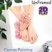 Manicure & Pedicure Themed Painting Poster, Soft-toned Elegant Floral Beauty Scene Poster, Gentle Soothing Decor Ideal For Beauty Salon, Spa And_maomaolike.com