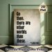 "Other Worlds" Fantasy Quote Painting Poster, Vintage Textured Typography Poster, Thought-provoking Literary Decor Suitable For Home Office, Living_maomaolike.com