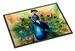 Peacock Doormat Front Door Mat Indoor Outdoor Rugs For Entryway, Non Slip Washable Low Pile, 24H X 36W_maomaolike.com
