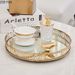 choiceness Vintage Mirror Tray - Jewelry/Desktop Display Plate_maomaolike.com