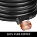 VEVOR RV Power Cord 50Ft 40 Amp RV Extension Cord AWG8 40 Amp Rv Extension Cord Truck Trailer Motorhome Camper RV Cord Grip Handles Camper Trailer Power Supply Cable_maomaolike.com