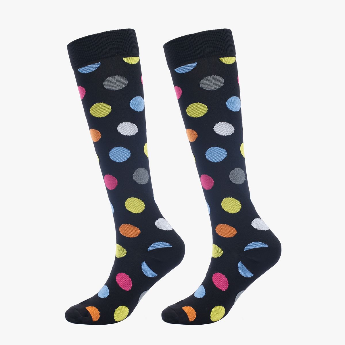 Socks men's and women's sports socks socks polka dot compression socks compression socks compression socks_maomaolike.com