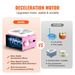 VEVOR Mini Pottery Wheel Electric Ceramic Wheel Machine 0-320RPM Speed Pink_maomaolike.com