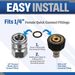 Essential Washer 1/4" Pressure Washer O Rings, Pack Of 10, O Rings For Pressure Washer Hose, Durable Pressure Washer Hose O Rings_maomaolike.com