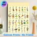 Arabic Alphabet Painting Poster, Cute Cartoon Animal & Arabic Letter Graphic Poster, Aids Arabic Language Learning, Ideal For Study Rooms And Language_maomaolike.com
