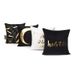 Home Furniture Gold Stamped Pillowcase Letter Pattern Printed Cushion Cover Does Not Contain Core_maomaolike.com