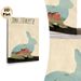 John Steinbeck Farm Rabbit Painting Poster, Vintage Rabbit Silhouette With Red Farm Scene Poster, Retro Literary-inspired Decor For Home Study, Living_maomaolike.com