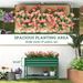 Galvanized Raised Garden Bed, Metal Planter Box With Legs, Storage Shelf And Bed Liner, Green_maomaolike.com