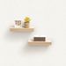 Floating Shelves 11.8" Wall Mounted Wood Shelves For Bathroom, Bedroom, Living Room, Kitchen, Hanging Shelf For Books/Storage/Decor With Invisible Brackets, Maple_maomaolike.com
