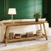 Farmhouse Console Table, Entryway Table 2-Tier Sofa Table_maomaolike.com