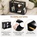 Mobile End Table With Lockable Wheels, Narrow Coffee Table With 5mm Thick Fluted Tempered Glass, Modern Nightstand With Golden Round Rod, Living Room, 31.5''W X11.8''D X 23.1''H_maomaolike.com