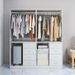 Closet Organizer System, Closet System With Drawers, Clothes Organizer With Closet Shelves Wall Mounted, White Wardrobe Closet With Clothing Racks For Hanging Clothes(64"W X 16"D X 71"H)_maomaolike.com