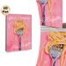 Spaghetti Fork Themed Painting Poster, Vibrant Brushstroke-style Whimsical Pasta-wrapped Fork Poster, Playful Food Decor With "More Spaghetti Less_maomaolike.com