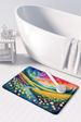 Buttercups In Color Memory Foam Kitchen Mat Machine Washable Anti-Fatigue Mat Cushion Comfort Bath Mat Or Kitchen Rug_maomaolike.com