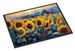 Sunflowers In Watercolor Doormat Front Door Mat Indoor Outdoor Rugs For Entryway, Non Slip Washable Low Pile, 24H X 36W_maomaolike.com