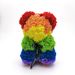 PE Foam Flower Teddy Bear - Everlasting Rose Teddy Bear, Lifelike Artificial Floral Gift For Wedding, Home Decor, And Special Occasions_maomaolike.com