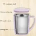Portable Thermal Water Bottle 350ml Thermos Mug 304 Stainless Steel Coffee With Handle Leak-Proof Vacuum Flask Insulated_maomaolike.com