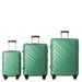 3-Piece Luggage Sets (20", 24", 28"), Suitcase With Wheels, Hardside Suitcase With Four Spinner Wheels And Scratch-Resistant Surface, Green_maomaolike.com