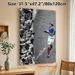 Soccer Player Celebration Painting Poster, Stylish Partial-color Monochrome Match Scene Poster, Sports-themed Wall Decor Suitable For Living Room_maomaolike.com