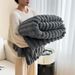 Rabbit Fur Flannel High Weight Double-Sided Fleece Multi-Functional Thickened Nap Light Luxury Air_maomaolike.com