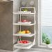 Kitchen Prep With Suction Cup, Multi-Functional Wall-Mounted Household Multi-Layer Foldable Countertop Vegetable Rack_maomaolike.com