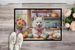 Decorating Easter American Eskimo Doormat Front Door Mat Indoor Outdoor Rugs For Entryway, Non Slip Washable Low Pile, 24H X 36W_maomaolike.com