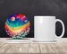 Colorful Daisies Large Sandstone Coasters Pack Of 4 Absorbent Round Coasters Decor Gifts For Men Or Women, 4 In, Multicolor_maomaolike.com