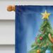 Pit Bull Terrier Christmas Reindeer House Flag Large Porch Sleeve Pole Decorative Outside Yard Banner Artwork Wall Hanging, Polyester, House Size, Multicolor_maomaolike.com