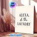 Laundry Humor Painting Poster, Minimalist Black-and-White Typographic Poster, Witty Relatable Text Design, Ideal Decor For Laundry Room_maomaolike.com