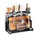 Kitchen For Knives, Chopsticks, Boards, Pot Lids, And Cutting Boards Multi-Functional Knife Integrated Storage Rack_maomaolike.com