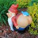 White Beard Cartoon Gnome Resin Figurine, Decorative Statue Craft For Christmas Gift And Outdoor Garden Layout
_maomaolike.com