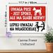 Dog Humorous Warning Painting Poster, Bold Red-and-white Graphic Dog & Funny Figure Scene Poster, Lighthearted Caution Message Ideal For Home_maomaolike.com