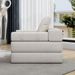 Single Sofa Chair That Converts To A Single Sofa Bed For Living Room, Guest Room, Playroom, White_maomaolike.com