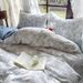 Wholesale INS Korean Four-Piece Pastoral Style Soft Xiaozhu Jacquard Washed Cotton 4-Piece Bedding Set_maomaolike.com