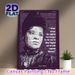 Ida B. Wells Quote Painting Poster, Vintage Newspaper-style Typographic Silhouette Poster, Inspirational Truth-focused Art For Home Office, Living_maomaolike.com